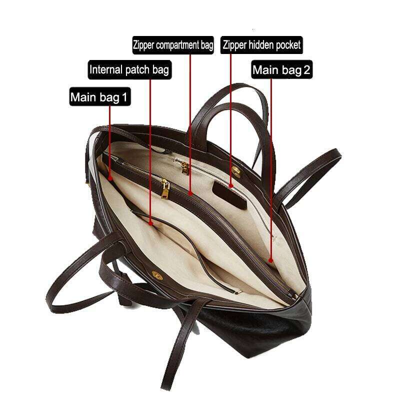 Designer Luxury Retro Women S Genuine Leather Handbag Large Capacity Fashion Tote Shoulder Girls Armpit Crossbody Bag For Ladies