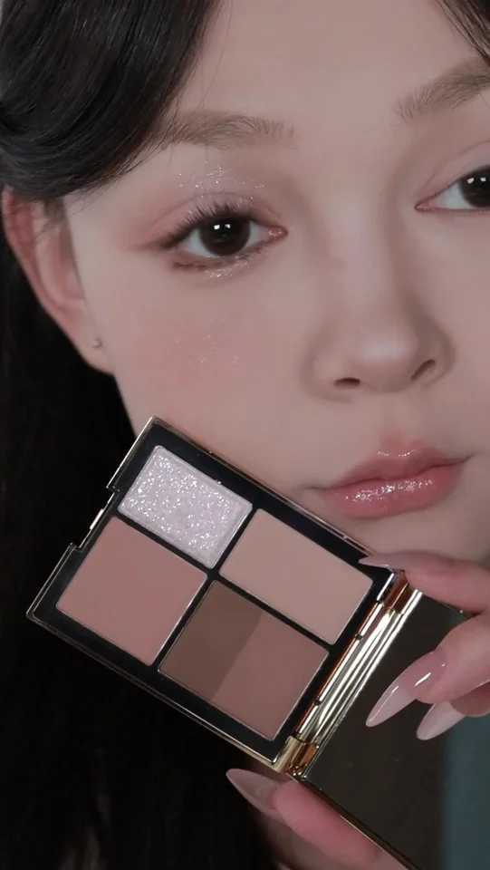 5 Colors Portable Eyeshadow Tray Chocolate Earth Brown Light Sparkle Pearl Matte High Gloss Lightweight PocketFriendly MakeupXJ251027