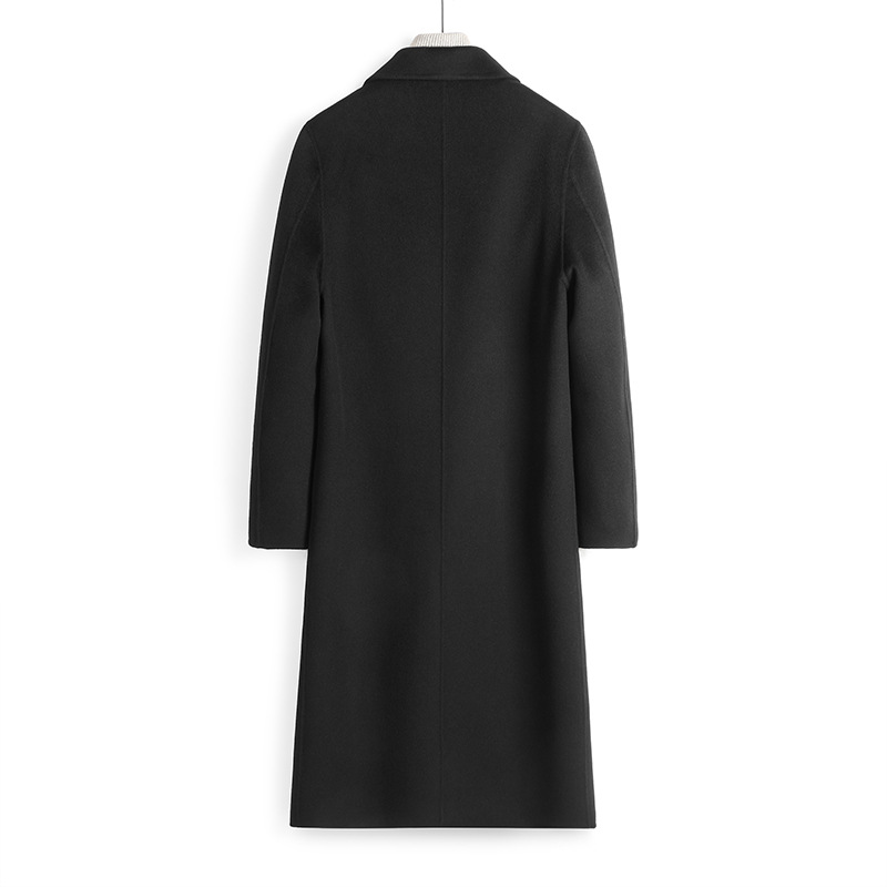 Women's Plus Size Outerwear & Coats High-Quality Mens' Long Sleeve Double Face Wool Jacket for Stylish Winter Wear