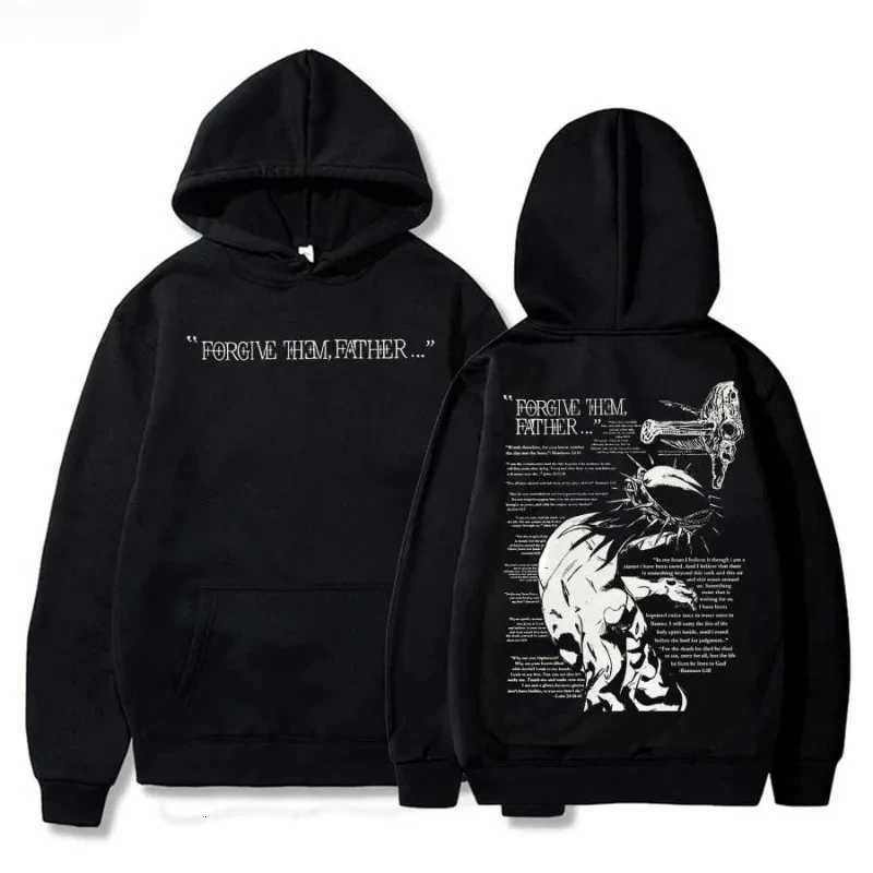 Christian Jesus Merch forgives Fathers Bible Day printed hoodie mens streetwear hiphop sportswear casual top CJ2 W251027