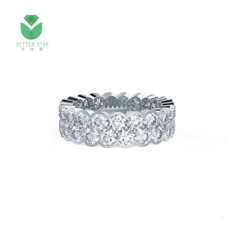 Custom Jewelry Lab Diamond Ring 18 K Lab Created Diamond Rings Wedding Ring Diamond