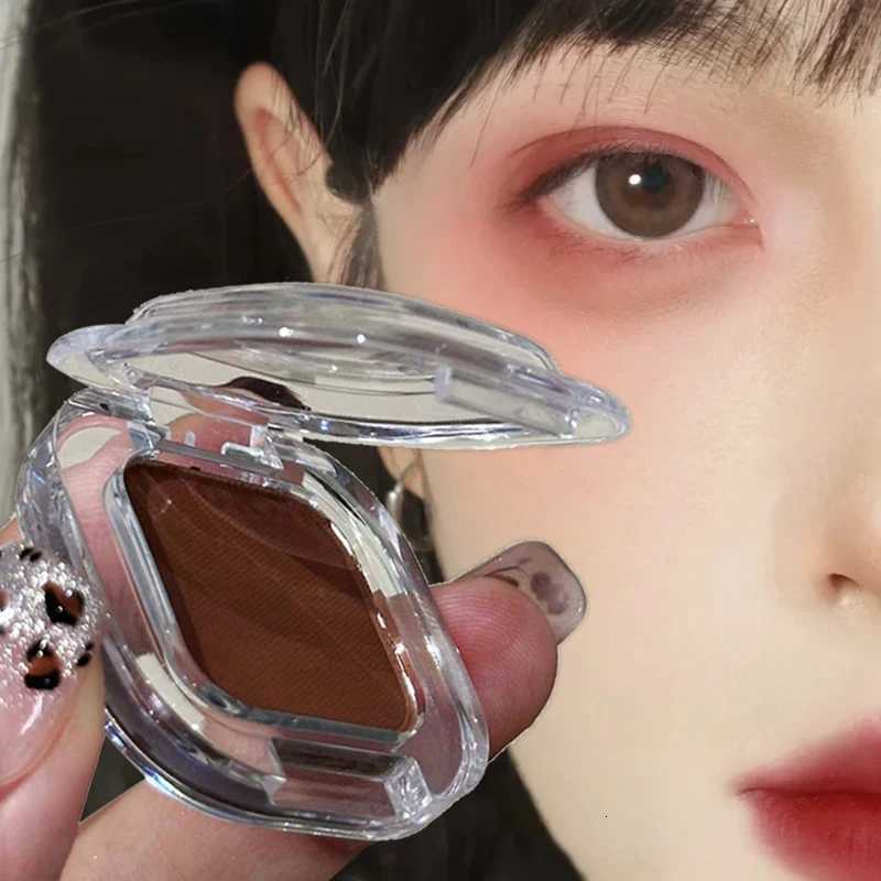 Single Color Matte Red Brown Eyeshadow Palette Pearl Glitter Low Saturation Eyelid Highlight Earth Shadow Eyeliner MakeupXJ251027