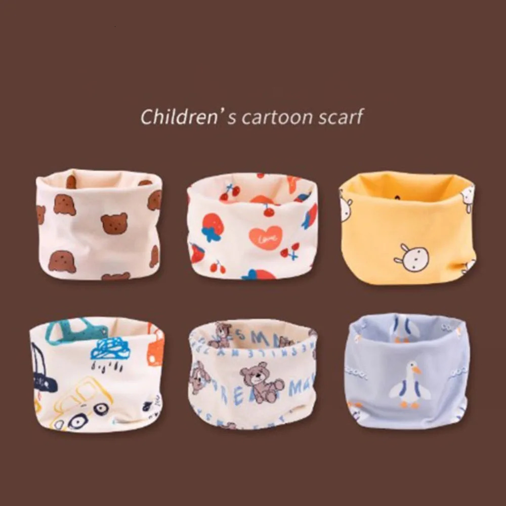 Soft and Skin Friendly 012years Winter Kids Scarf Windproof Breathable Cotton Children Warmer Neck Scarf Warm Dacron 251027