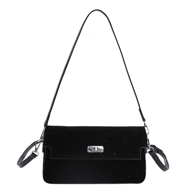 Free shipping designer bag Frosted Baguette Underarm Bag for Women Autumn New High-End Small Square Bag Single Shoulder Crossbody Bag