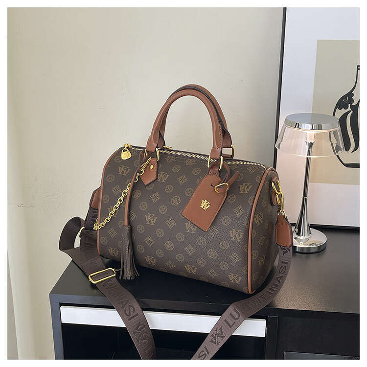 2026 New Designer Bags for Women Fashion Shoulder Bags Handheld Pillow for Women New Pattern Printed Ladies Cylinder Shoulder Crossbody Bag