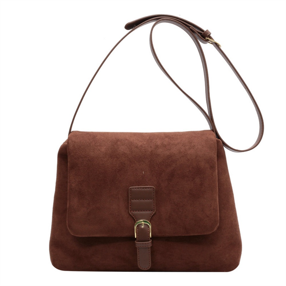 Chic Vintage-Inspired Women's Suede Shoulder & Arm Bag - Versatile Autumn/Winter Accessory