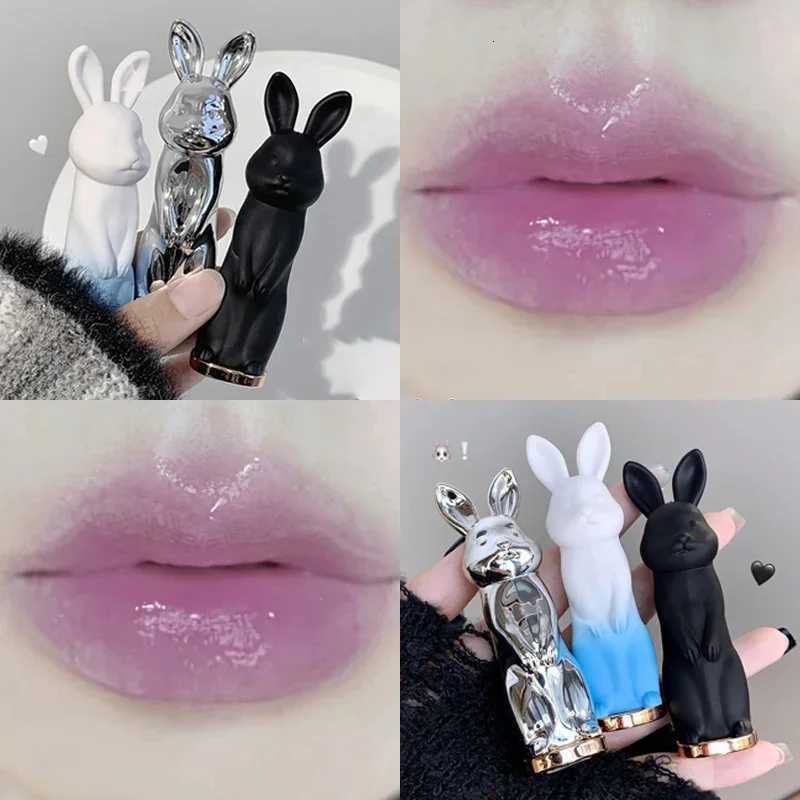 Purple Rose Moisturizing Lip Stick Crystal Jelly Colored Lip Balm Antichapped Lip Care Smoothens LipLines Base Clear Lipstick W251027