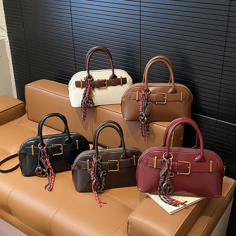 Free shipping designer bag Autumn Winter New Color-Block Shell Bag Women Niche Single Shoulder Handbag Crossbody Tote Small Bag