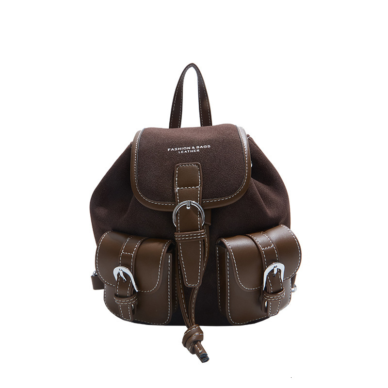 Free shipping designer bag Multi-pocket Backpack New Autumn Winter Matte Mini Backpack Travel Photography Versatile School Bag