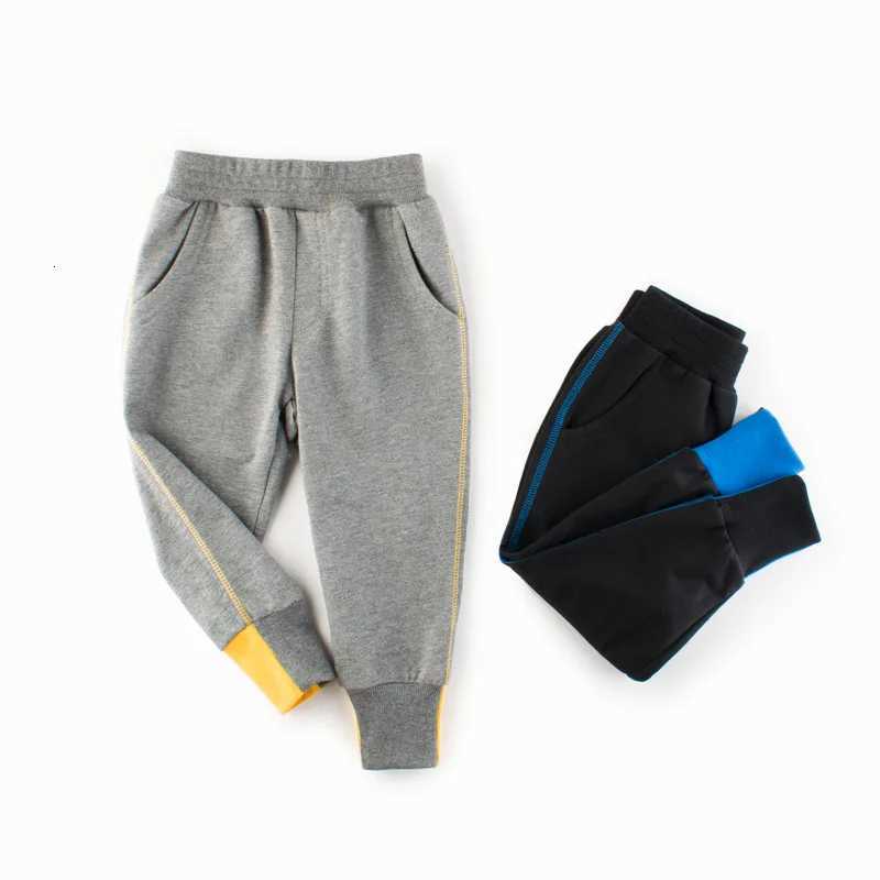 2024 Children Boys Girls Trousers Kids100 Cotton Solid Spring Autumn Sport Long Pants SweatpantsT251027