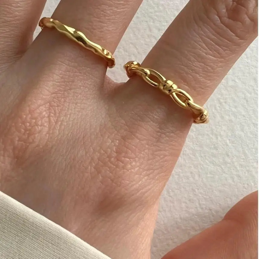 SHANICE S925 sterling silver Chain Ring Set For Women Fashion Boho Weave Braided Rings Party Female Trend Jewelry Gifts 251023