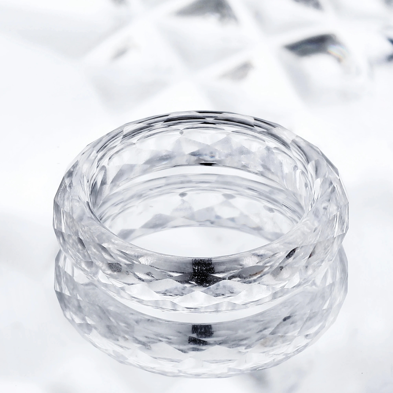 Eme jewe Lab Grown white Sapphire Ring Suitable For Daily Wear 251023