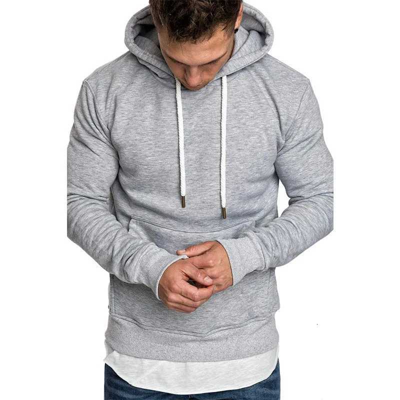 Spring and Autumn Mens Sportswear Long Sleeve Jacket Hoodie Zipper Closed Jacket Mens Hoodie Sportswear Slim Fit Mens Clothin W251027