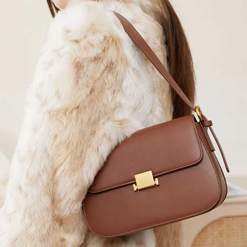 Cowhide Womens Bag 2024 New Genuine Leather Fashion Women Shoulder Bags High Quality Luxury Female Crossbody Bag 2126W251028