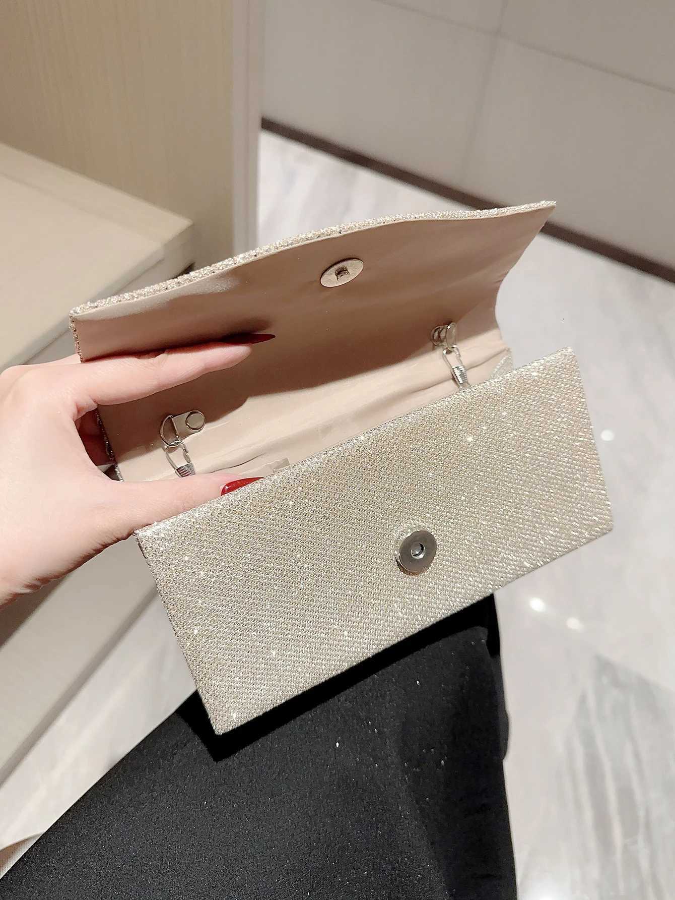 Mini Womens Metallic Silk Evening Bag Flap Square Bag Pleated Design Evening Bag Dress Bag Party Bag Clutch Bag Prom Clutch Cha H251027