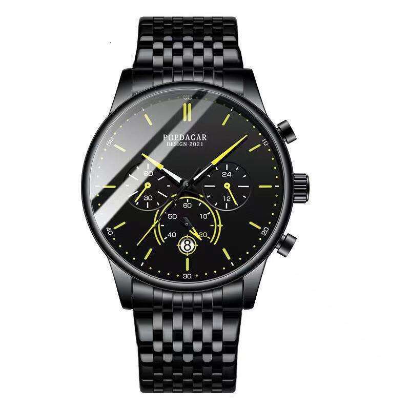 Bodaga New Multifunctional Men's Male Student Korean Version Ultra-thin Fashion Quartz Watch