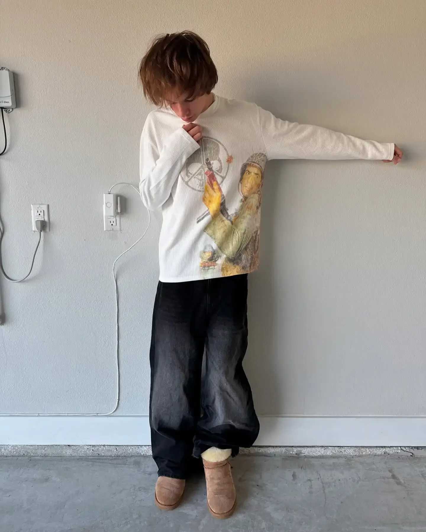 Harajuku American Style Soldier Graphic T Shirts Pro Choice Long slves Y2k Tops Oversized T Shirt Strtwear Men Clothing X251028