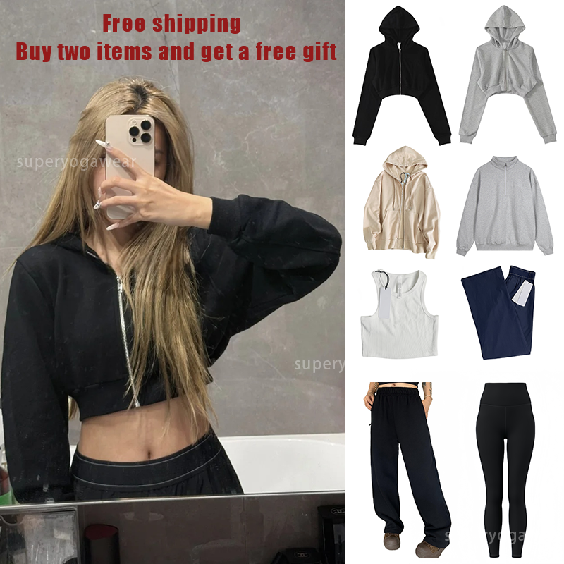 Women Clothes Yoga Set Hooded Sweatshirts Sports Bras Tank Tops Leggings Long Pants Active Shorts Multi-Scene Sports Fitness Apparel aloliness women clothes set