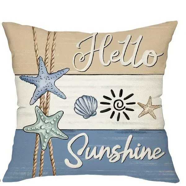 Pillow Case Seaside Shells throw cover with short plush print for living room sofa decoration cushion cover covers decorative C251028