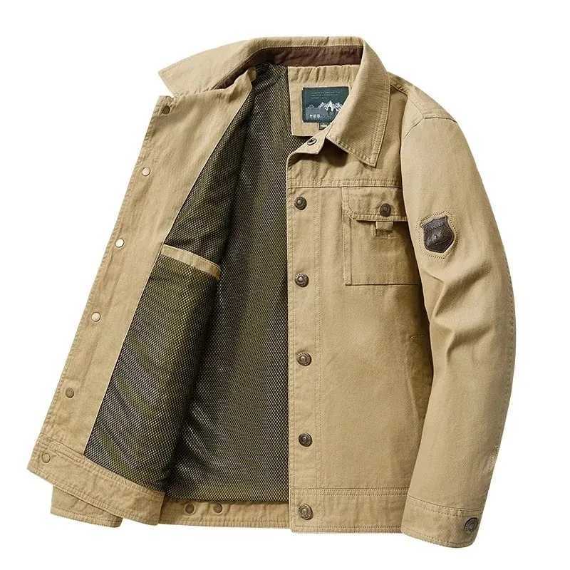 Windbreaker Military Tactical Jacket Men Spring Autumn Cargo Coat Mens Army Green Jackets Man Casual Khaki Jacket Mens Clothes J251028