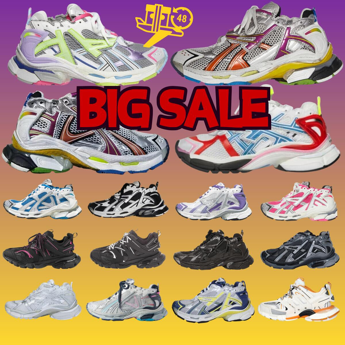 Brand Sneakers Track Runners 7.0 7.5 3.0 Designer Platform All Black white Multicolor Pink Blue Grey Ancien Daddy men women trainers Tennis Shoes X250207 24 dc