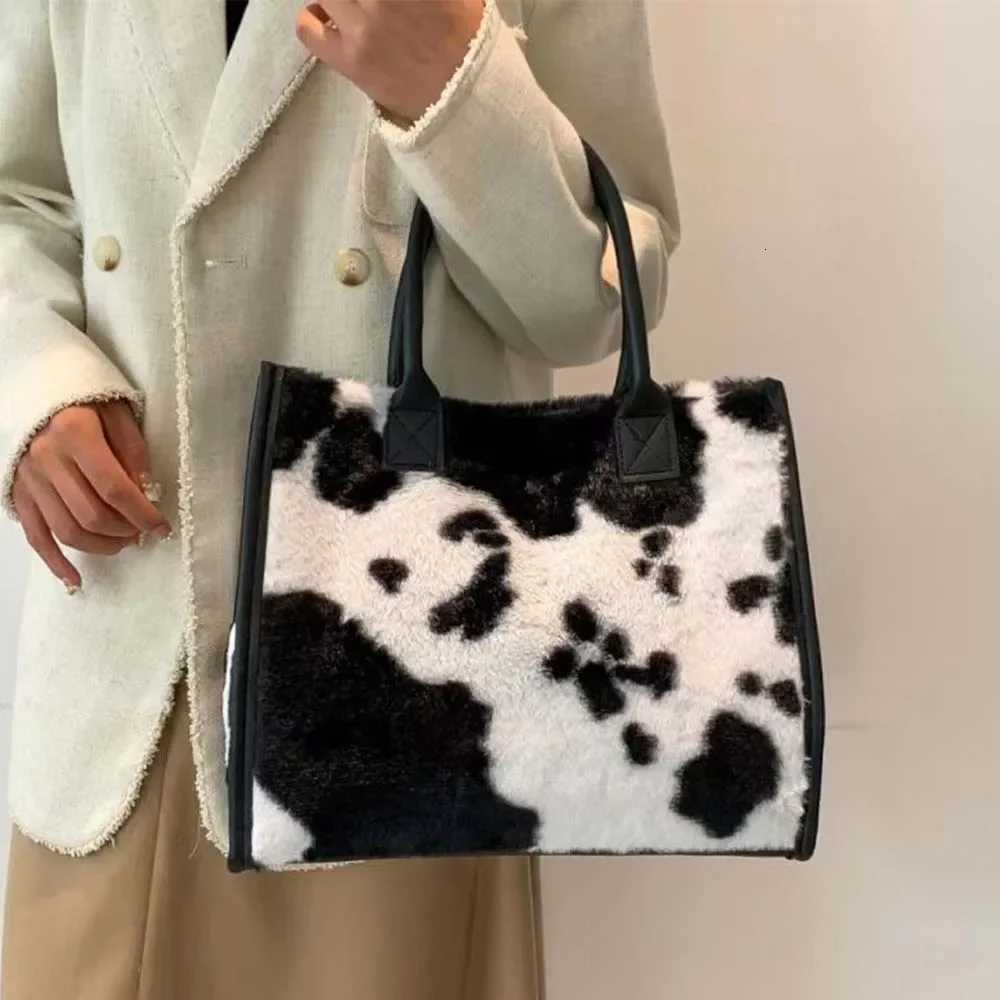 Fur Bag Female Fall and Winter Fashion Faux Fur Soft Long Plush Shoulder Bag Womens Large Capacity Handheld Shoulder BagT251028