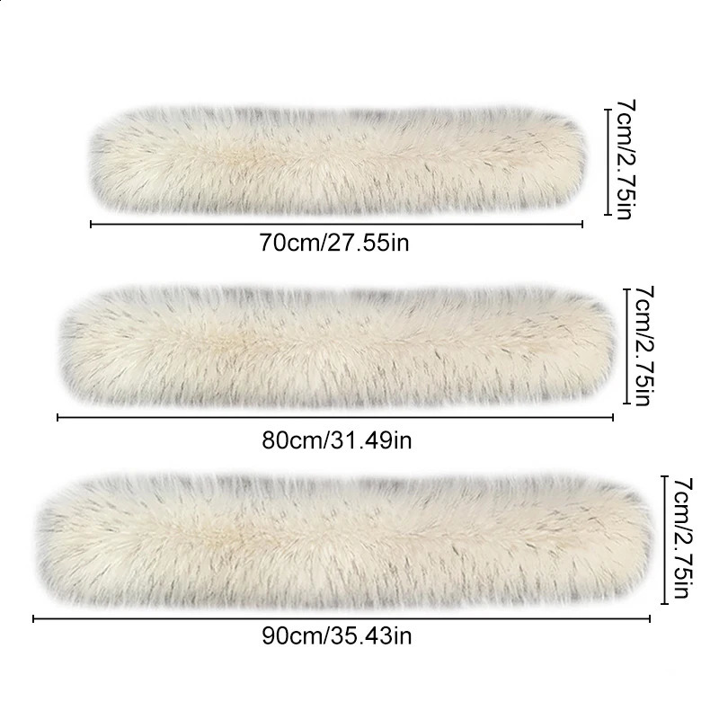 Womens Raccoon Faux Fur Collar Winter Warm Coat Jacket Collars Fashion Fur Scarf Shawl Ladys Big Fur Hooded Scarves Gift 251023