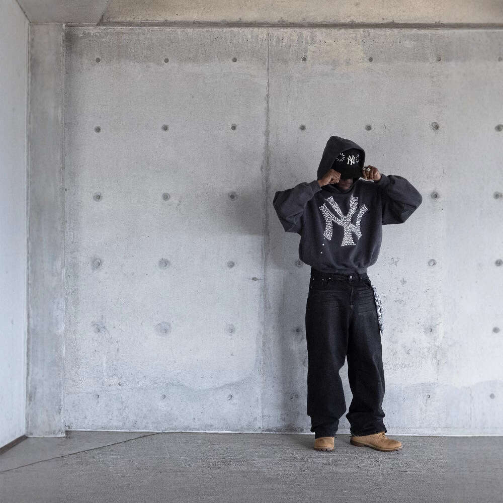 High Street Personality Creative Mouse Pointer Arrow Puzzle 3D Pattern Autumn Unisex Printed Sweatshirt