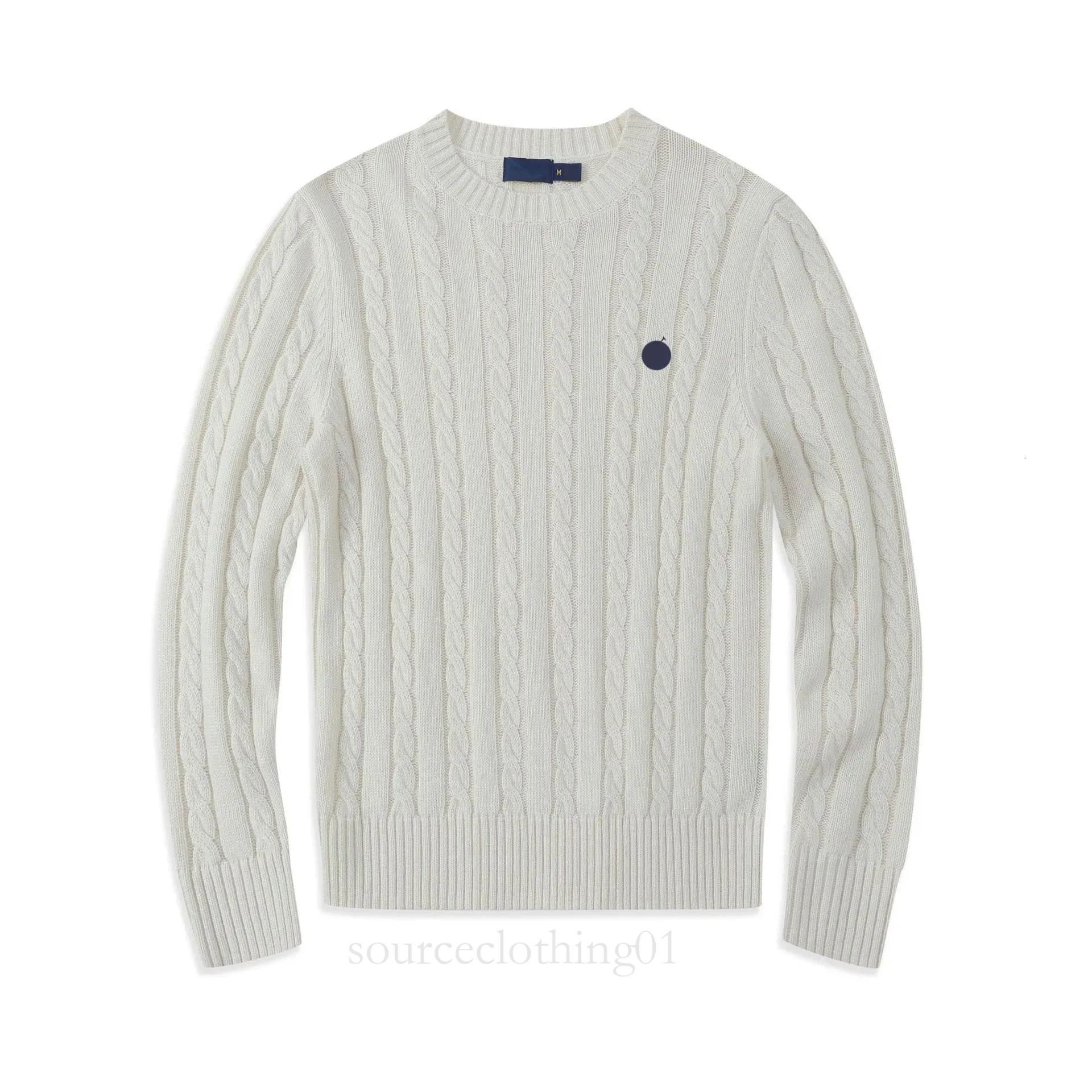 Ralphlys Sweater Designer Sweater Men Polo Ralphauren Cashmere Sweater Embroidery Womens Pull Quarter Zip Jumper Wool Knit Cardigan Ralf Luren Sweater 220