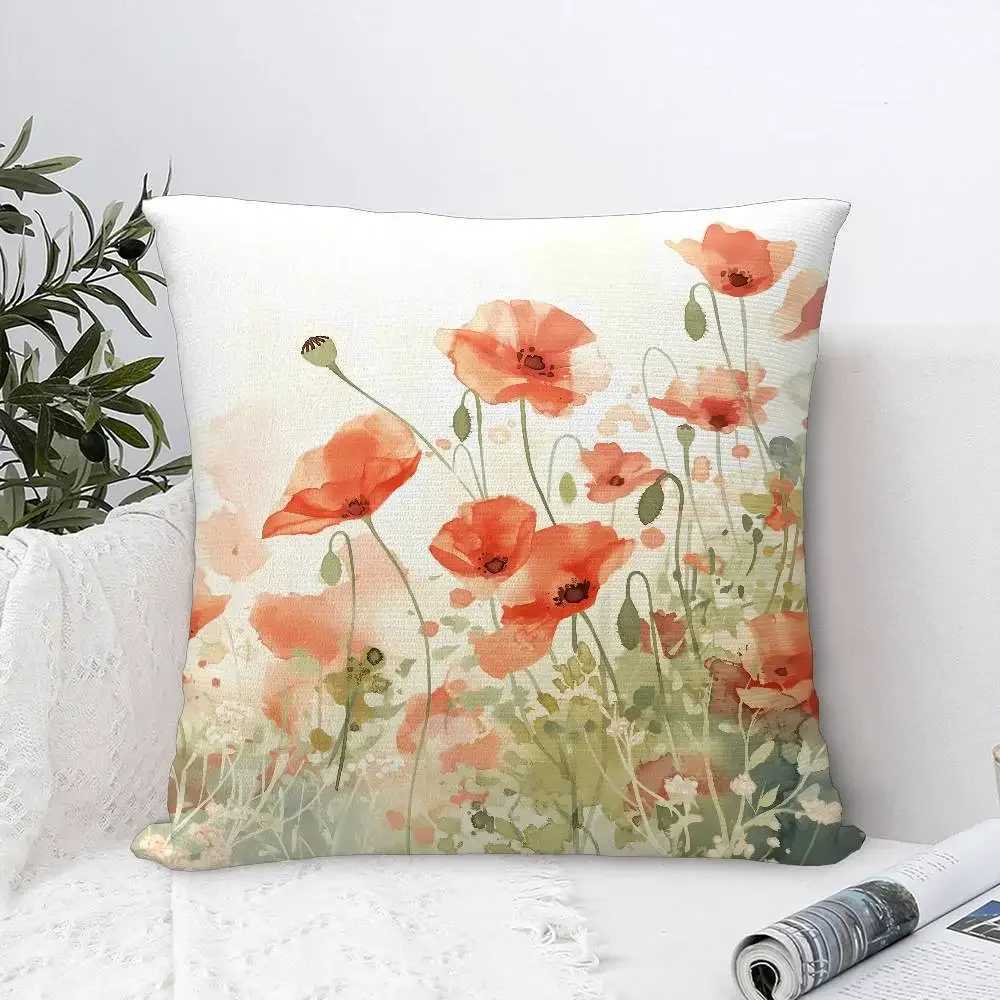 Pillow Case Abstract Watercolor Case Sofa Decorative Home Print Plush Square Throw Covers Cushion Decor Living room bedroom C251028