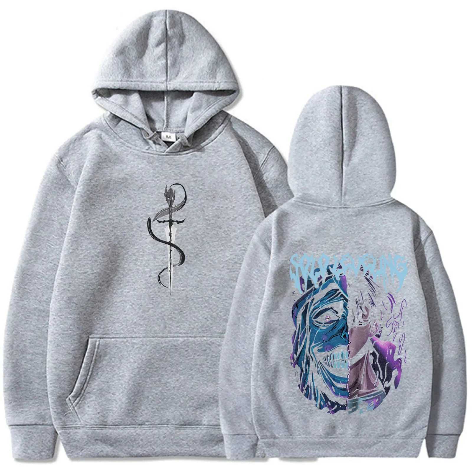 Solo Leveling Statue of God Hoodie Sung Jinwoo Hoodie Anime Graphic Tees Anime Sweatshirts Women Men Gift StreetwearXJ251028