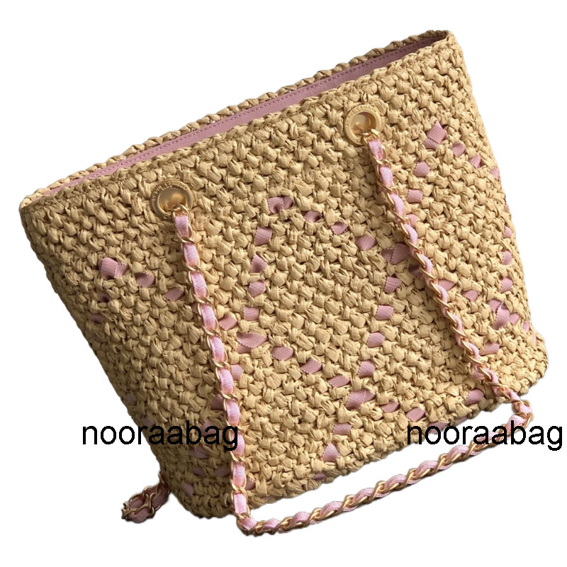 Cc Bag: Tote Bag Pearl Chain Designer Bag Mini Classic Mothers Day Luxury Gift Tan Vanity Case