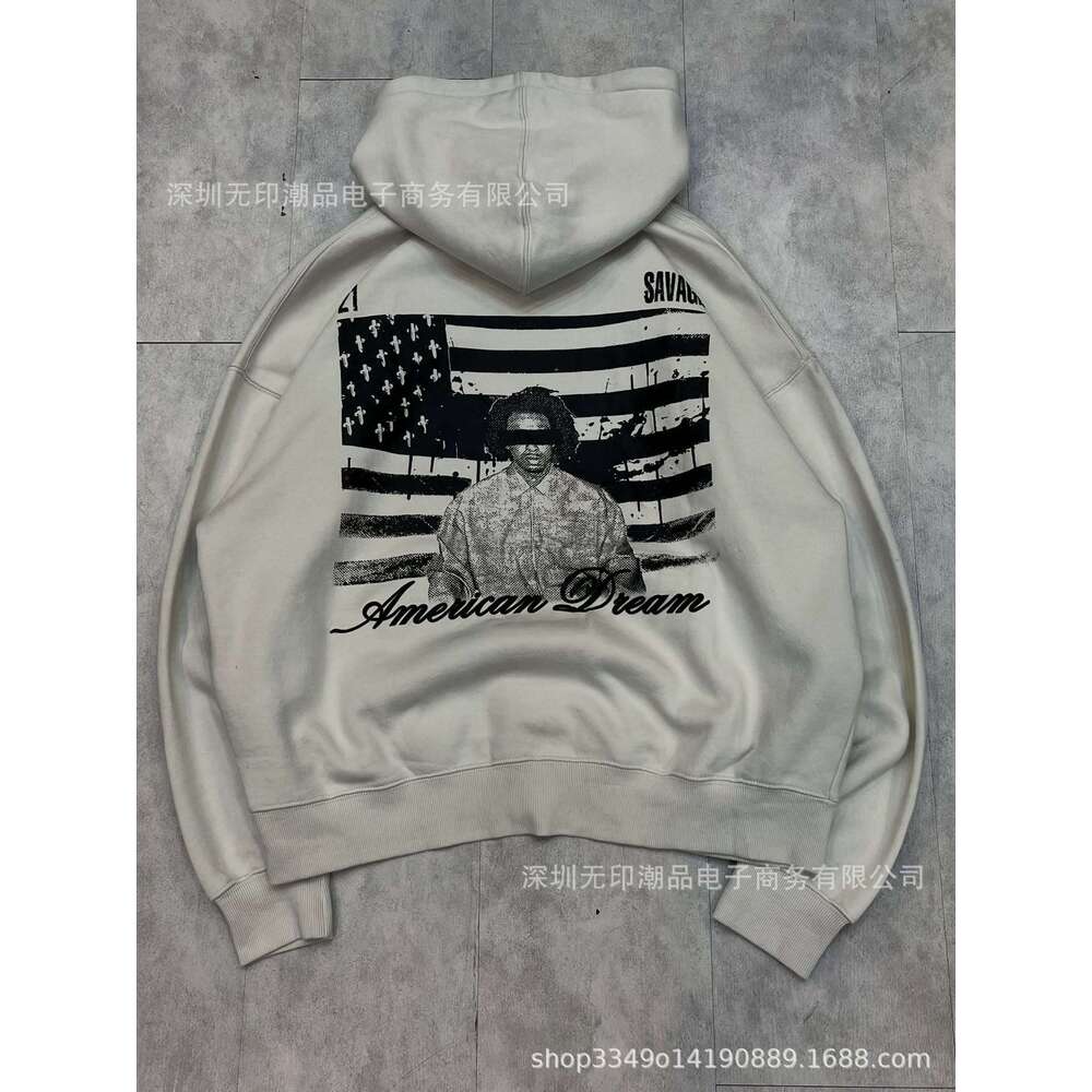 Loose Unisex Beautiful Country Creative Design Printed Pattern Winter Hoodie