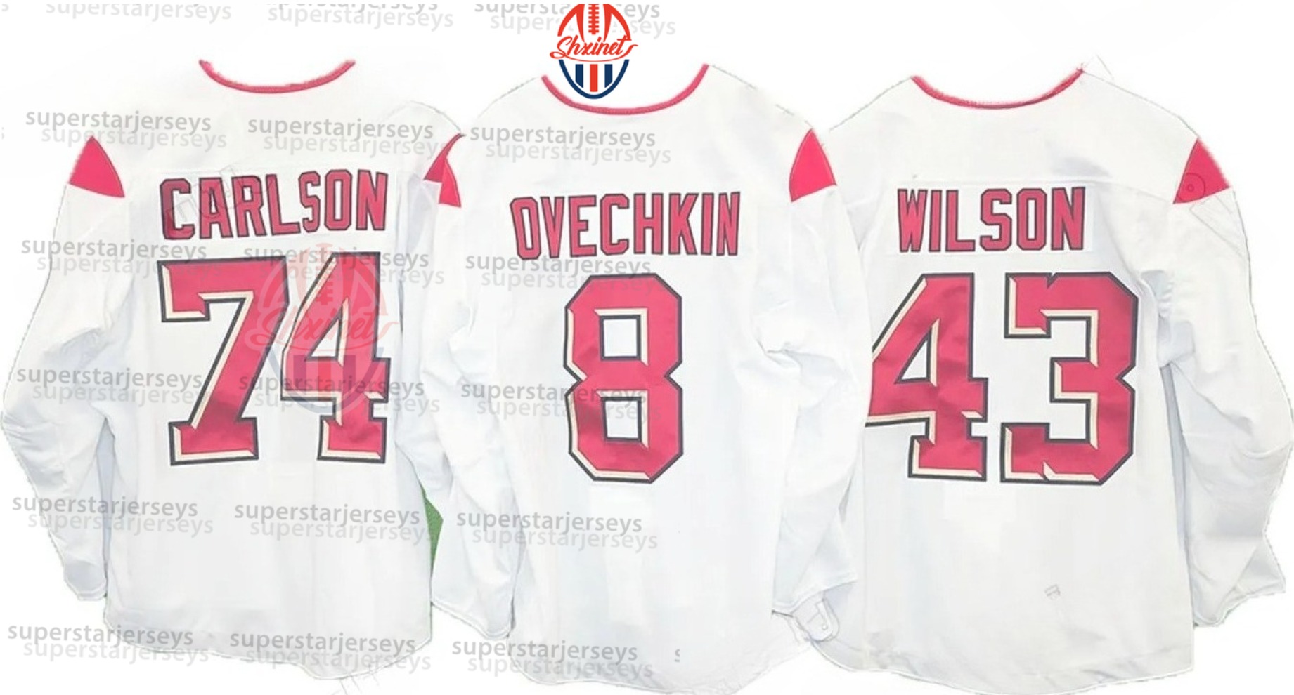 2025 Hockey Jersey 8 Alex Ovechkin Strome T.J. Oshie Tom Wilson Jersey John Carlson Charlie Lindgren Thompson Dubois Chychrun Protas hockey Jerseys