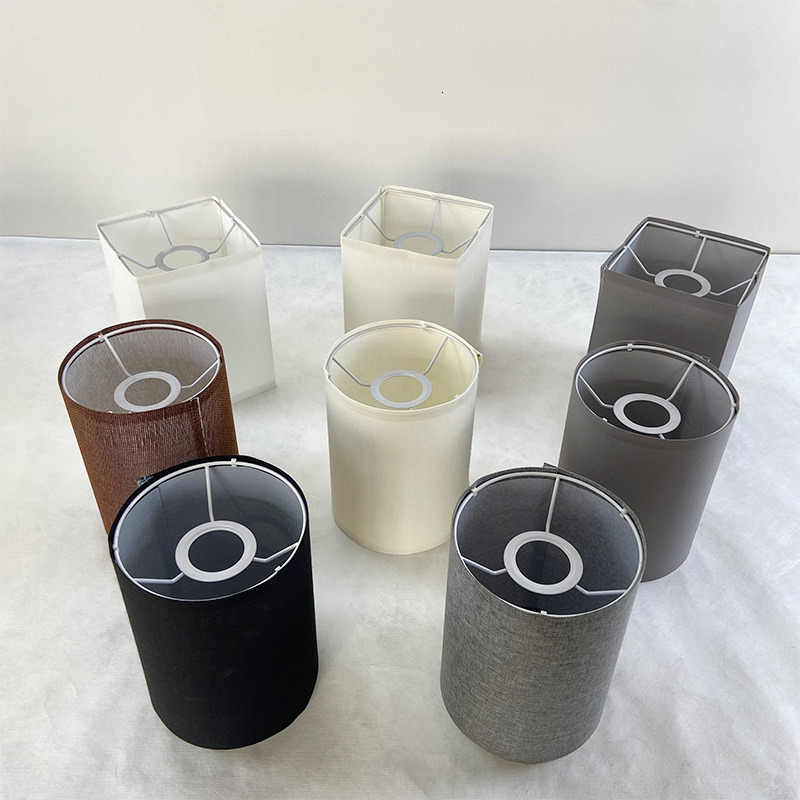 Amazon desk lamp lampshade detachable fabric small lampshade linen cloth accessory shell cover