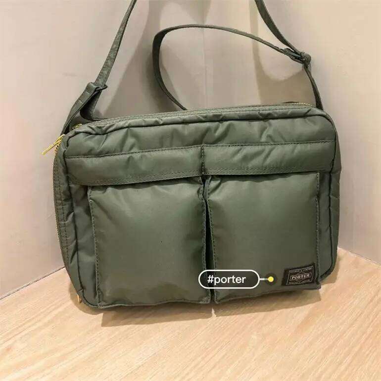 Top Quality Canvas Crossbody Porter Men Women Casual Simple Messenger Single Shoulder Bag Korean Japan Youth Handbag