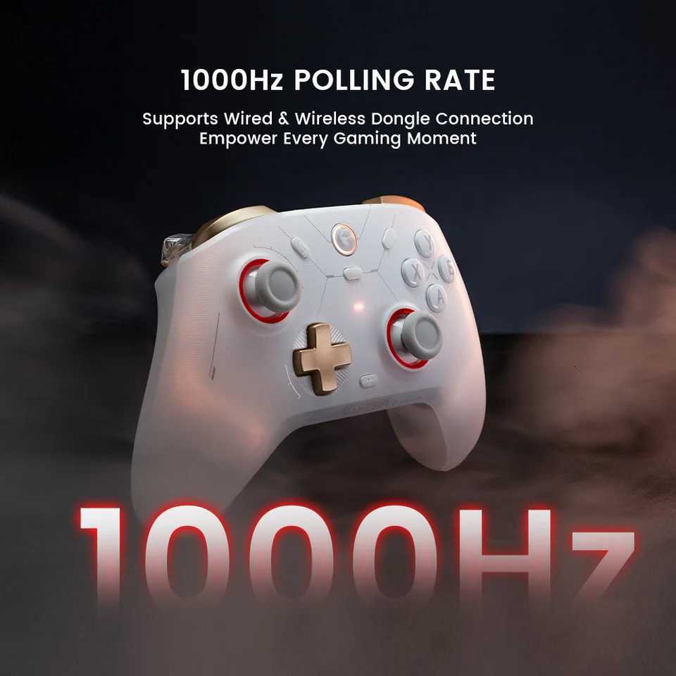 GameSir Cyclone 2 Wireless Pro Controller for Switch 2 / PC / iPhone / Android - Hall Effect Tri-Mode BT/24G/USB H251125