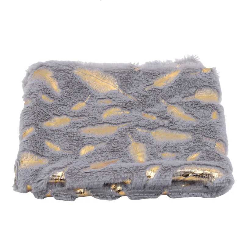 Pillow Case Gold Bronzing Feather Plush case For Sofa Living Room Decor Case Light Luxury Home Decorative Cushion Cover C251028