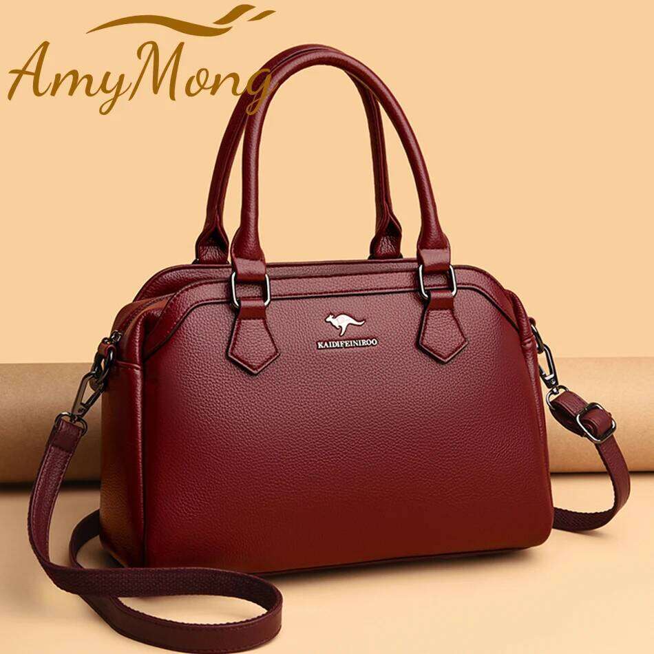 Designer Bags Multi-Pocket Handbag Purses Genuine Cowhide Leather Shoulder Bag Designer Crossbody Messenger Sac Elegant Tote For Women Hot Selling