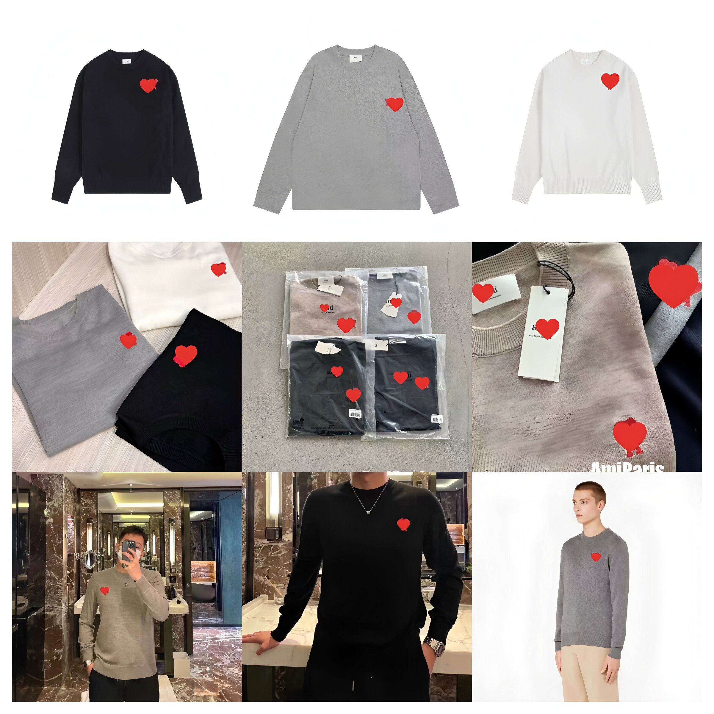 Luxury Wool Men's Sweaters Designer Soft Sweater Knitted Wear France A Brand Pullover Letter