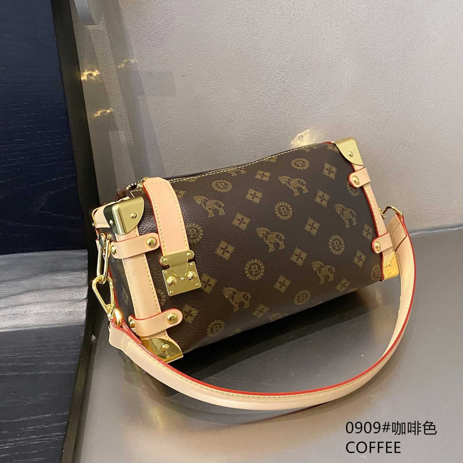 2025 Coffee Brown Crossbody Bag for Women Strap Shoulder Purse Stylish Underarm Handbag Lightweight Small Casual ST251028