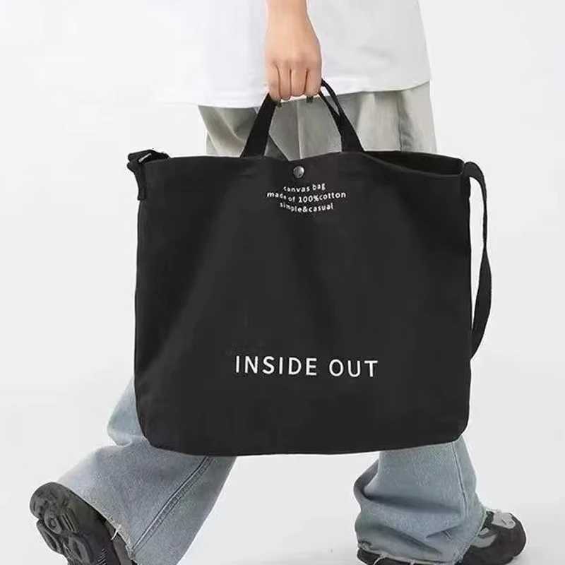Canvas Crossbody Bag Highquality Canvas Largecapacity Handbag Commuting Bag Male College Student Commuting Singleshoulder BagW251028