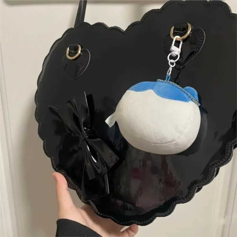 JIAERDI Lolita Heart Pink Handbag Women New Sweet Cute Bow Leather Crossbody Bags Ladies Japanese Kawaii Shoulder Bags AestheticT251028