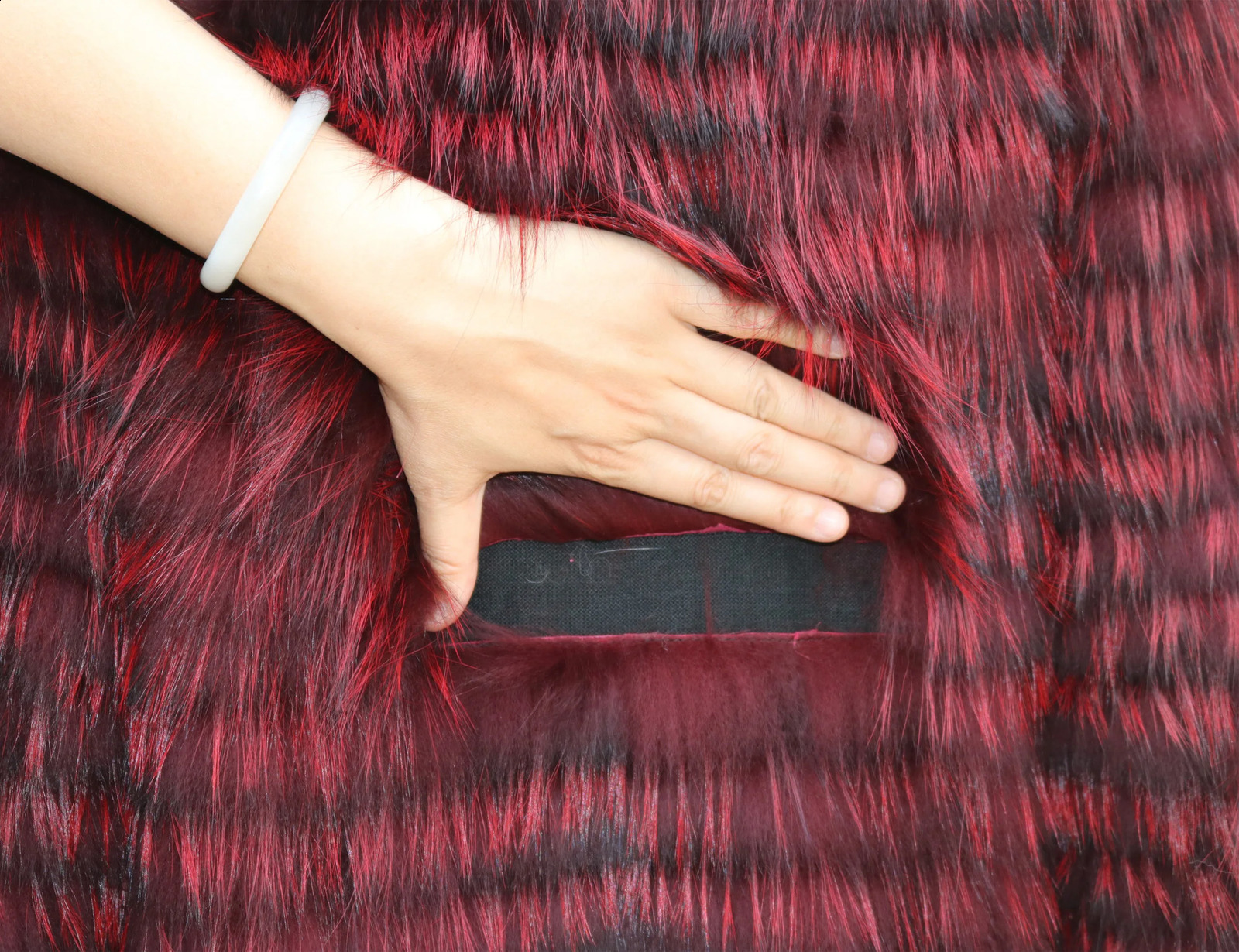 FURYOUME Autumn Womens Fox Fur Long Coat Natural Fur Jacket Ladies Fluffy Warm Outwear Fashion Streetwear 251027