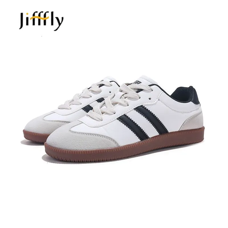 Jifffly Free shipping new hot designer Casual for woman flat sneakers white sport outdoor training womens men shoes
