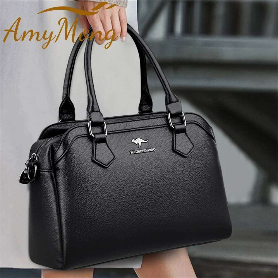 Designer Bags Multi-Pocket Handbag Purses Genuine Cowhide Leather Shoulder Bag Designer Crossbody Messenger Sac Elegant Tote For Women Hot Selling