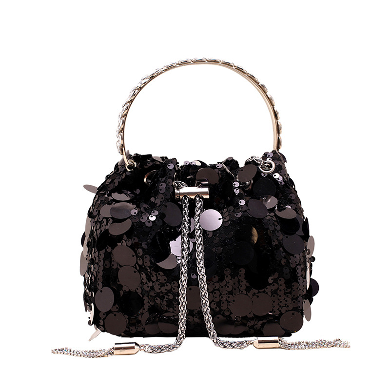 Sequin handbag for women 2025 new trendy fashionable and colorful evening bag versatile shoulder crossbody bag