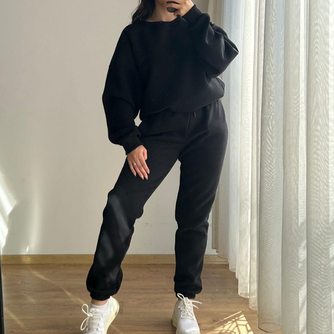 Women's Hoodies Yoga Suit Outdoor Sports Zipper Drawstring Hooded Long Sleeve Pullover Casual Loose Hoodie