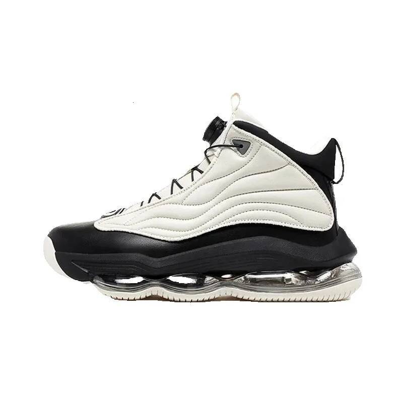 Men's Autumn Winter High-top Thick-soled Non-slip Soft-soled Air Cushion Shoes New Niche Sports Casual Versatile Trendy Shoes