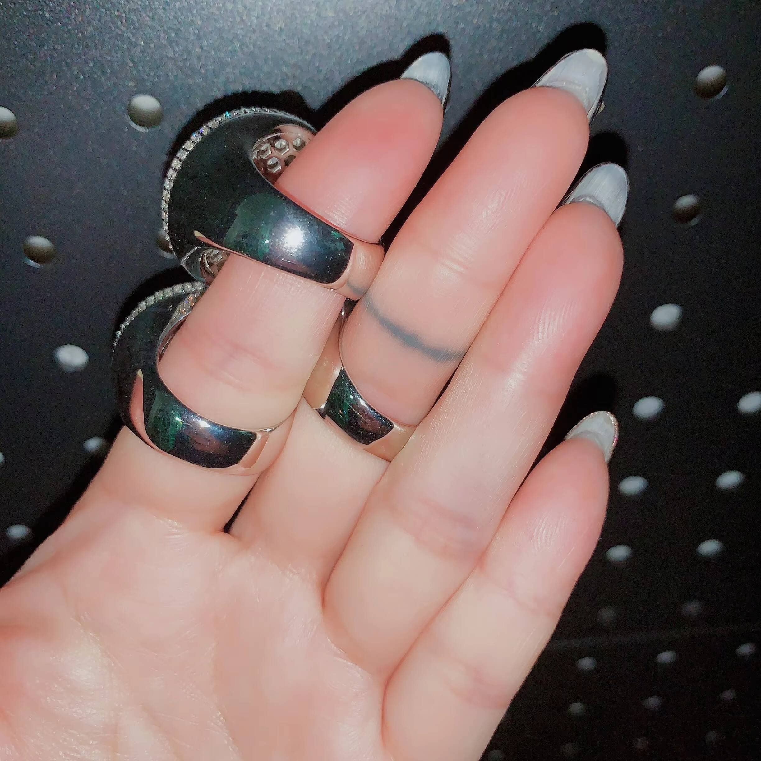 Big Circle Championship Ring White Gold Plated Jewelry Moissanite Men Ring 925 Iced Out Rings for Men Hip Hop Fine Jewelry